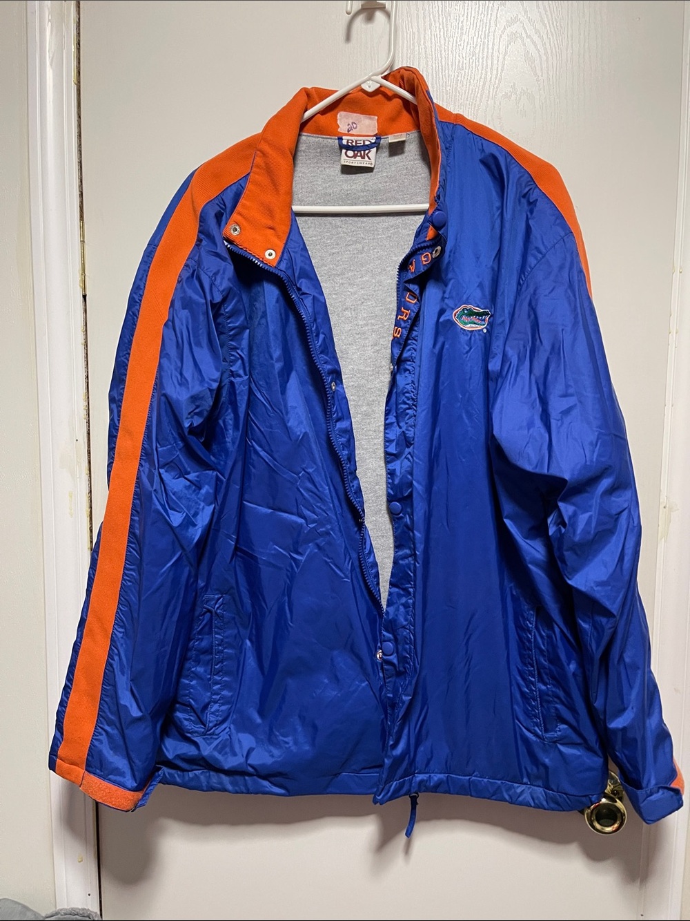 #20 Florida Gators Blue & Orange Windbreaker Jacket